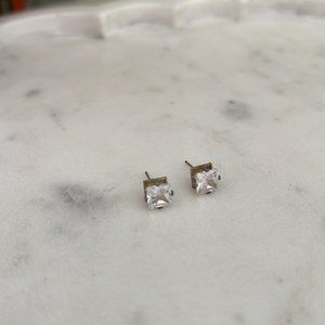 Jewelry Square Stud Earrings